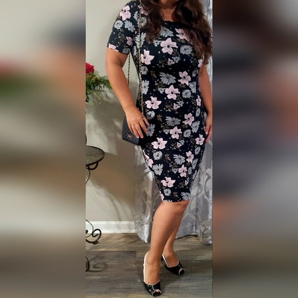 Premise Dresses Women's Midi Dress, High Quality Rayon, Black, M Size, - Picture 10 of 13